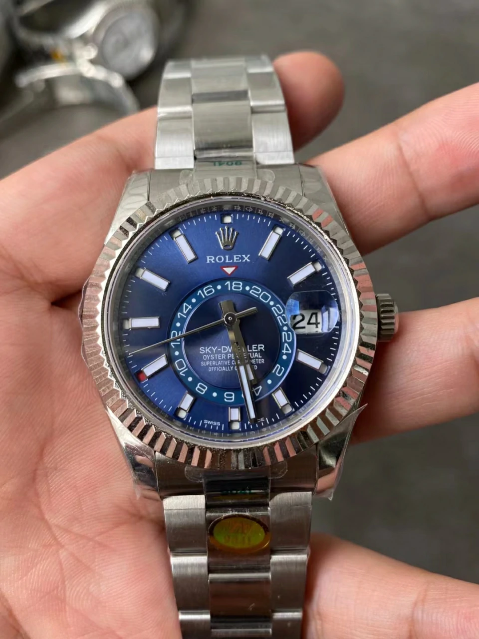 ZF天行者Sky-Dweller 326934 904L SS Blue Dial