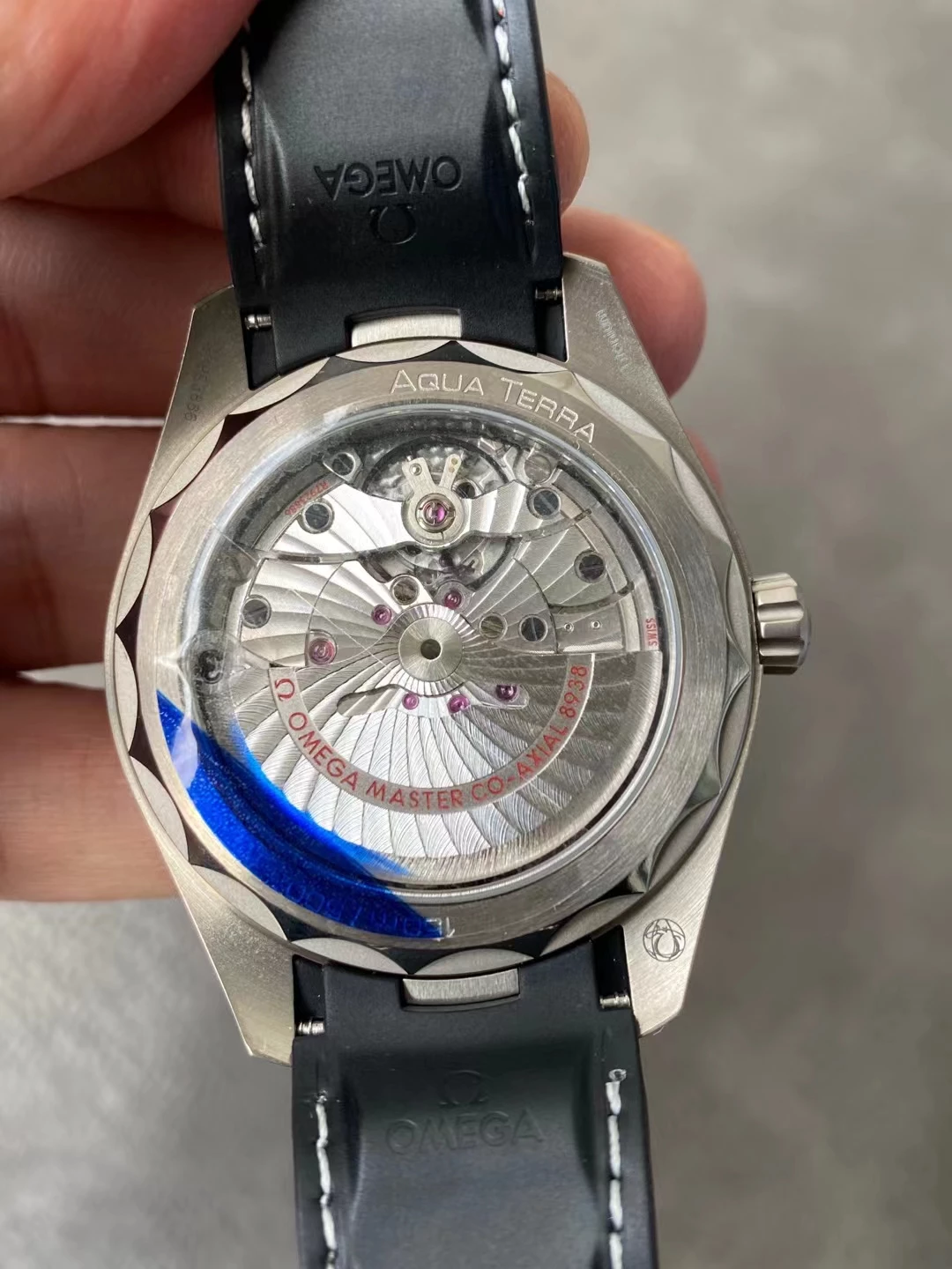 VSF世界时灰黑Aqua Terra GMT Worldtimer 43mm Titanium A8938