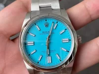 Clean厂恒动蒂芙尼蓝Oyster Perpetual 124300 41mm 904L Tiffany Blue Dial