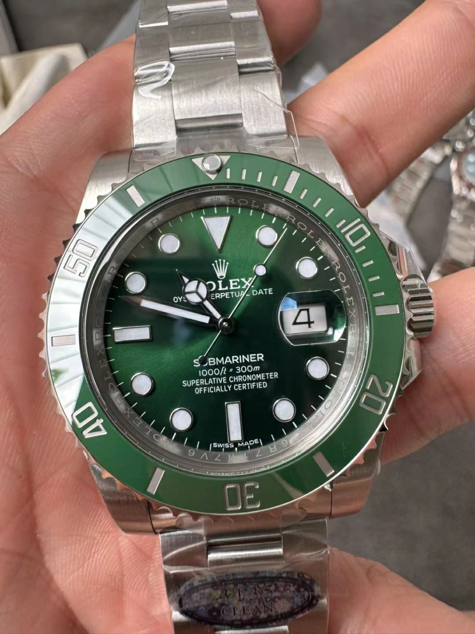 Clean綠水鬼Submariner 40mm 116610 LV Green