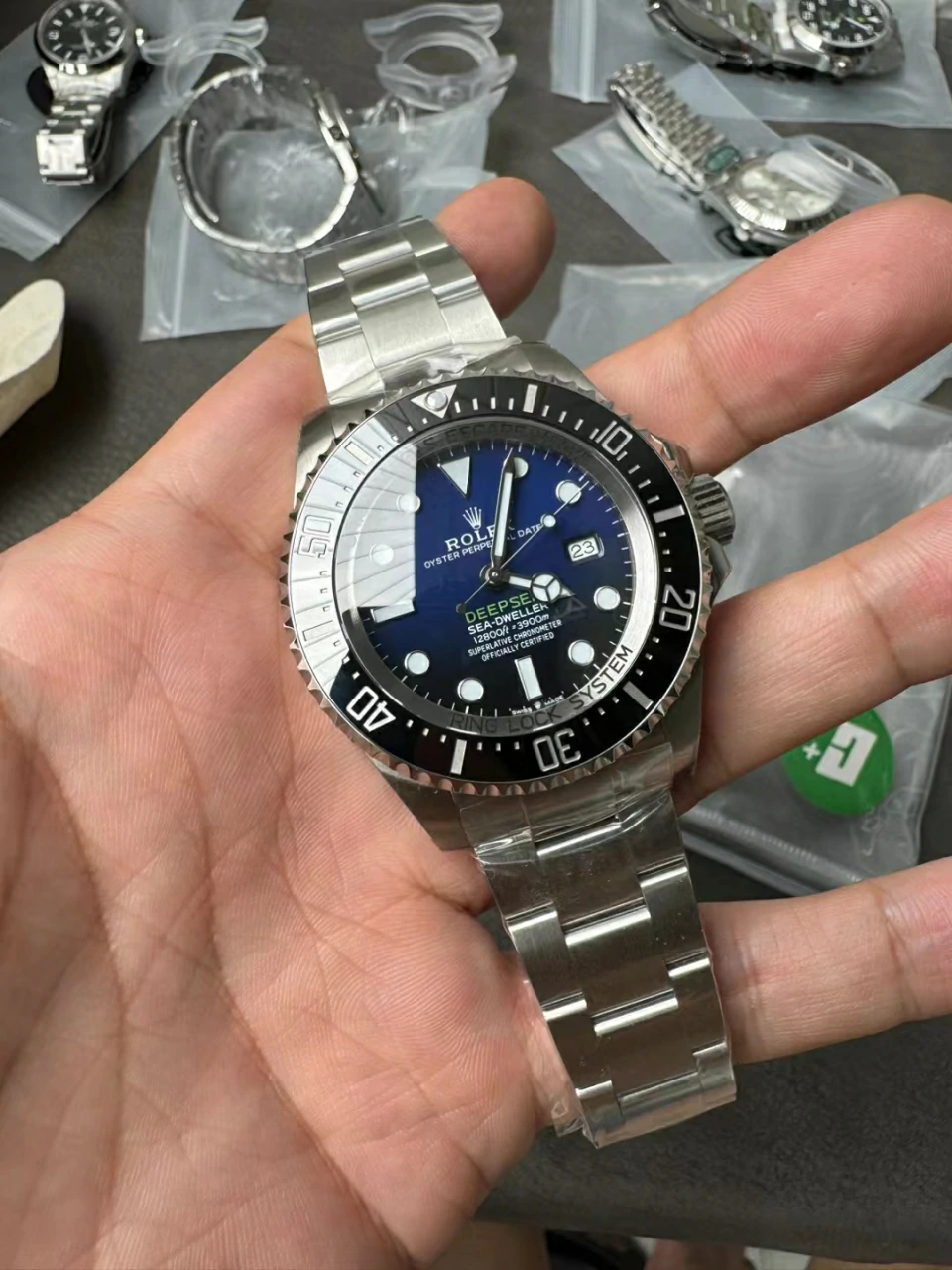 C+factory 渐变鬼王Sea-Dweller 126660 'D-Blue' SH3235