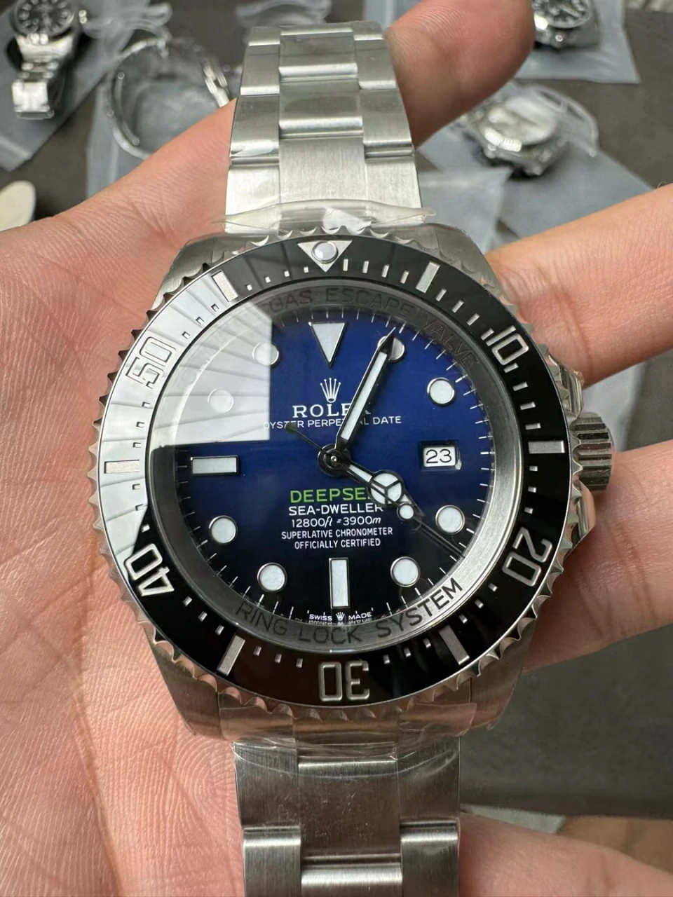 C+factory 渐变鬼王Sea-Dweller 126660 'D-Blue' SH3235