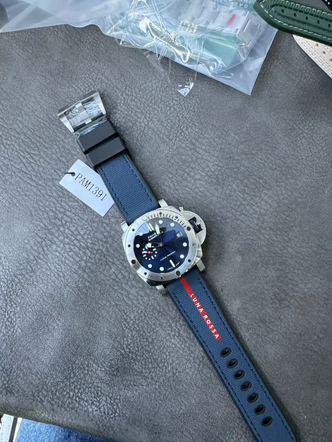 VSF沛纳海PAM1391 Blue Dial Rubber Strap P9010