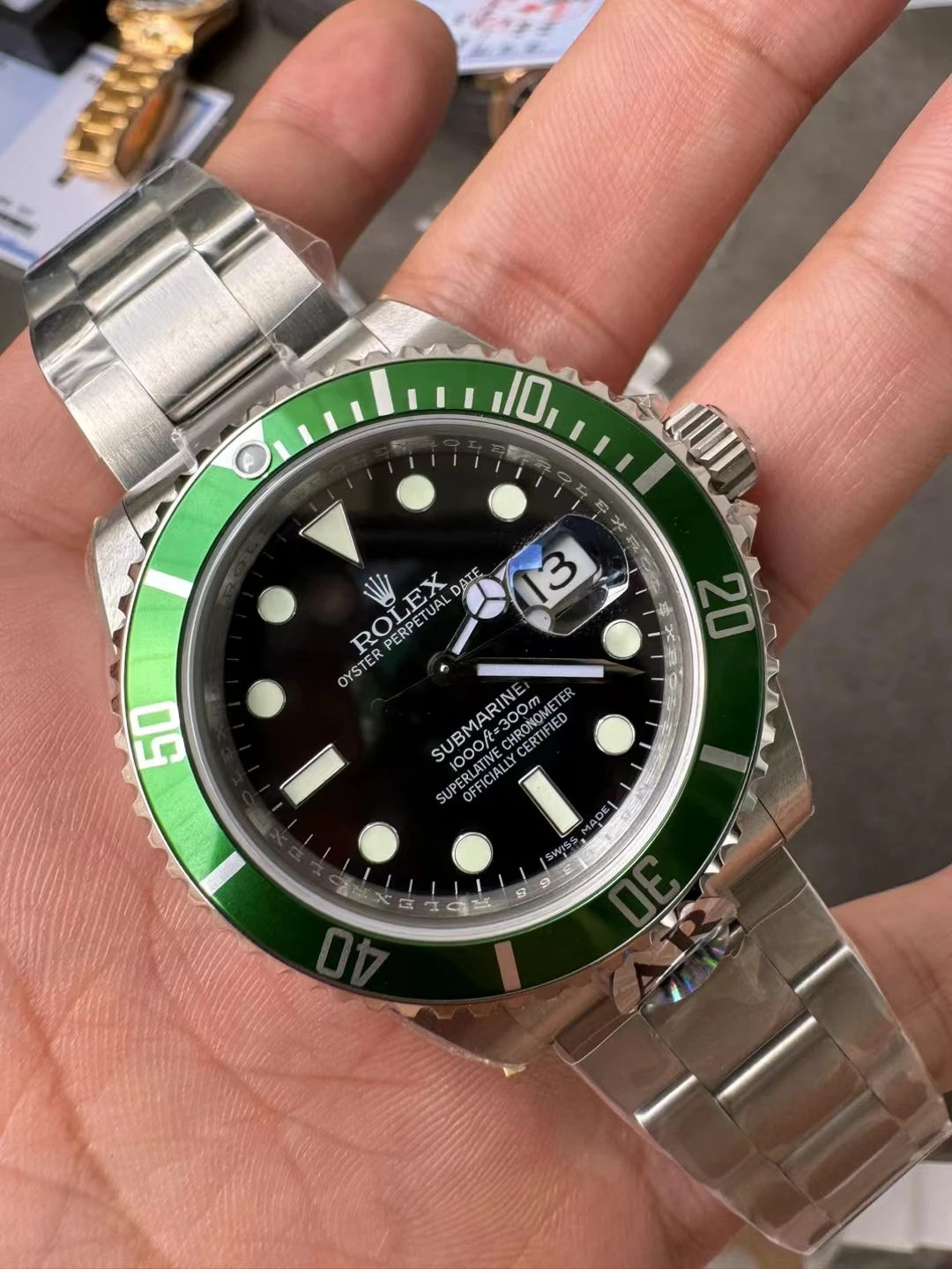 AR复古水鬼Submariner 16610 LV 904L Steel Bracelet