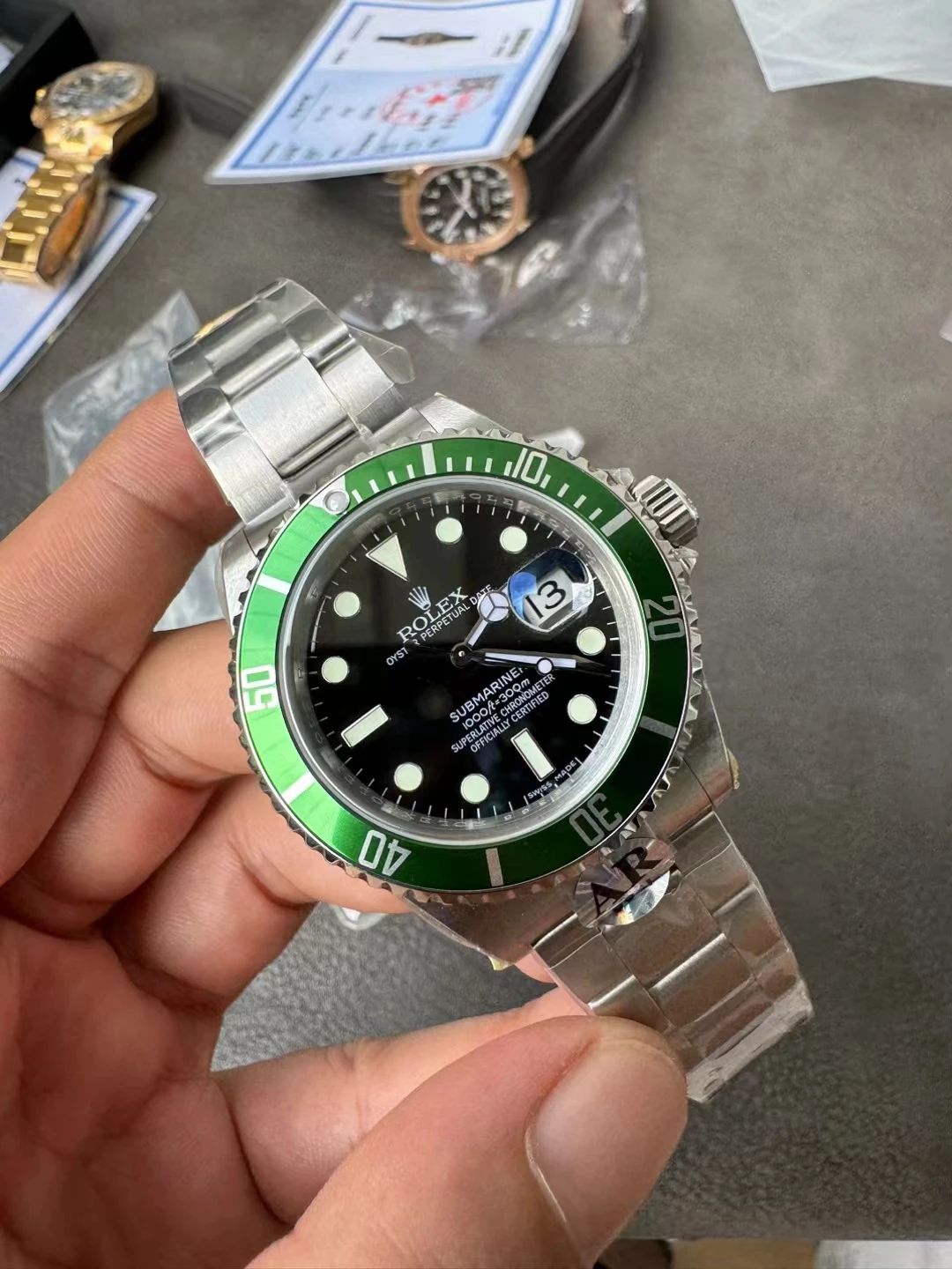 AR复古水鬼Submariner 16610 LV 904L Steel Bracelet