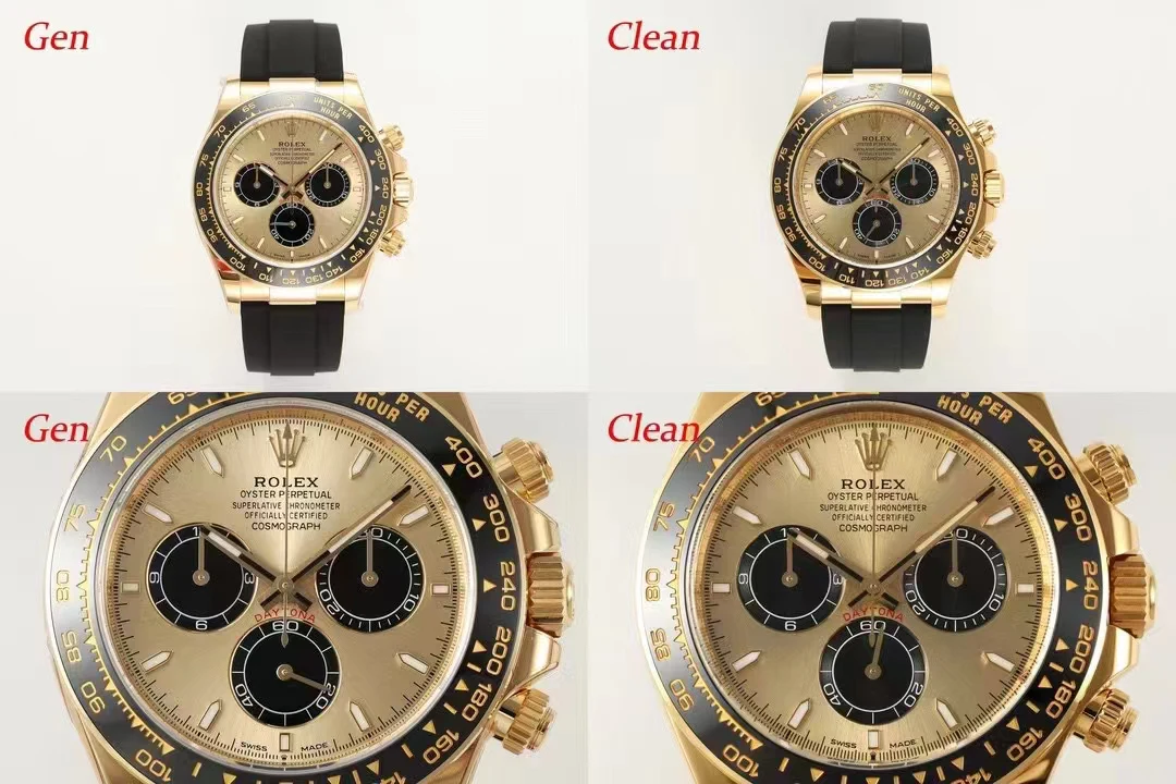 Rolex Daytona 126518 and genuine comparison