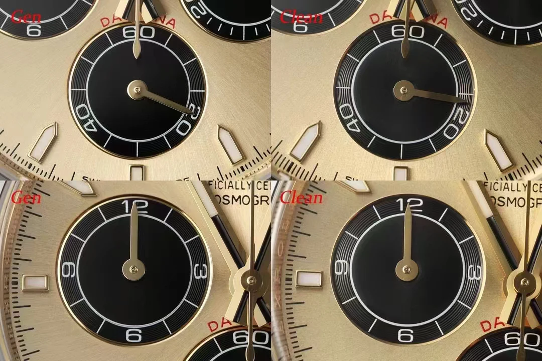 Rolex Daytona 126518 and genuine comparison