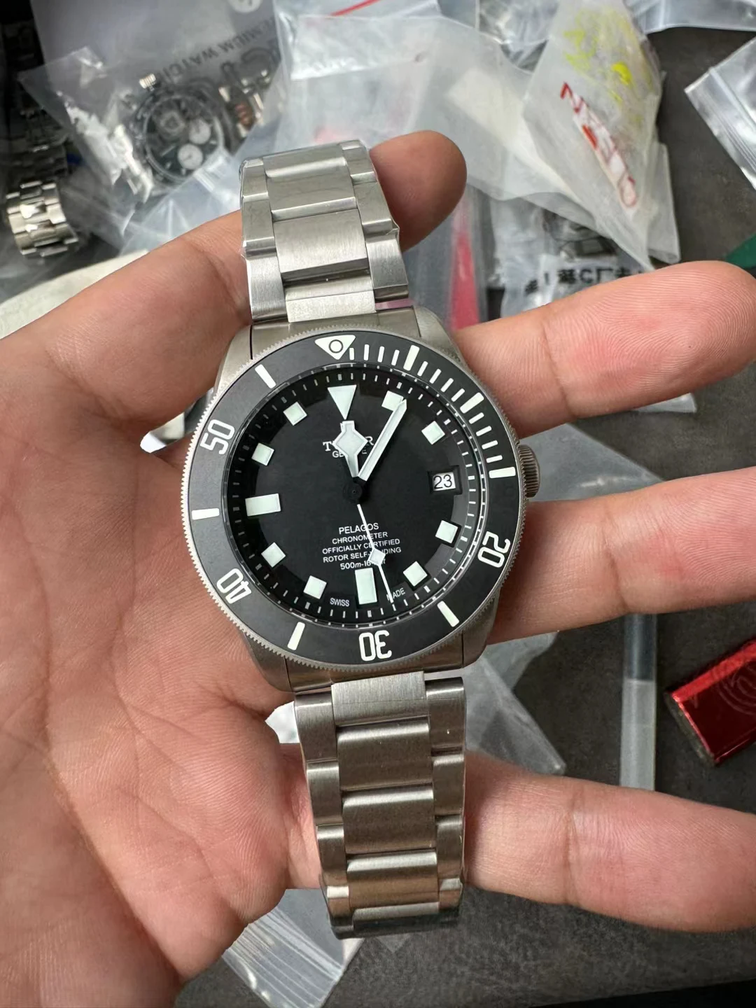 XF黑色戰斧Black Pelagos Titanium 2824 