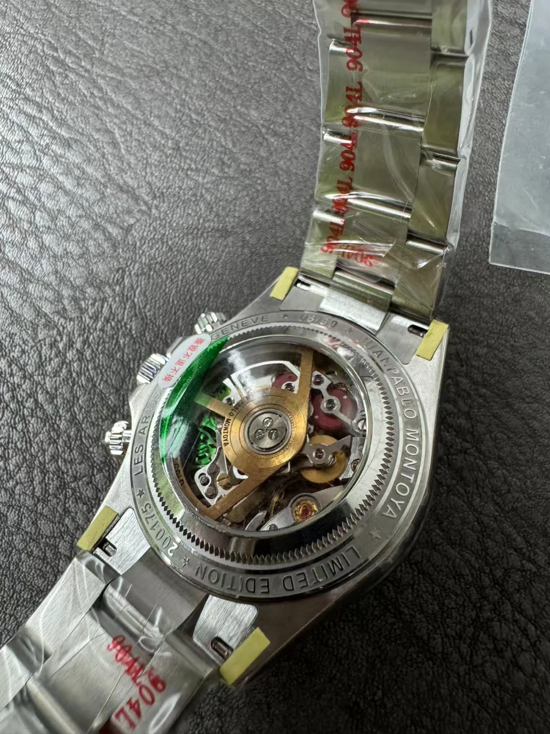 SONIC镂空Daytona Montoya Carbon Bezel Skeleton Dial SA4130