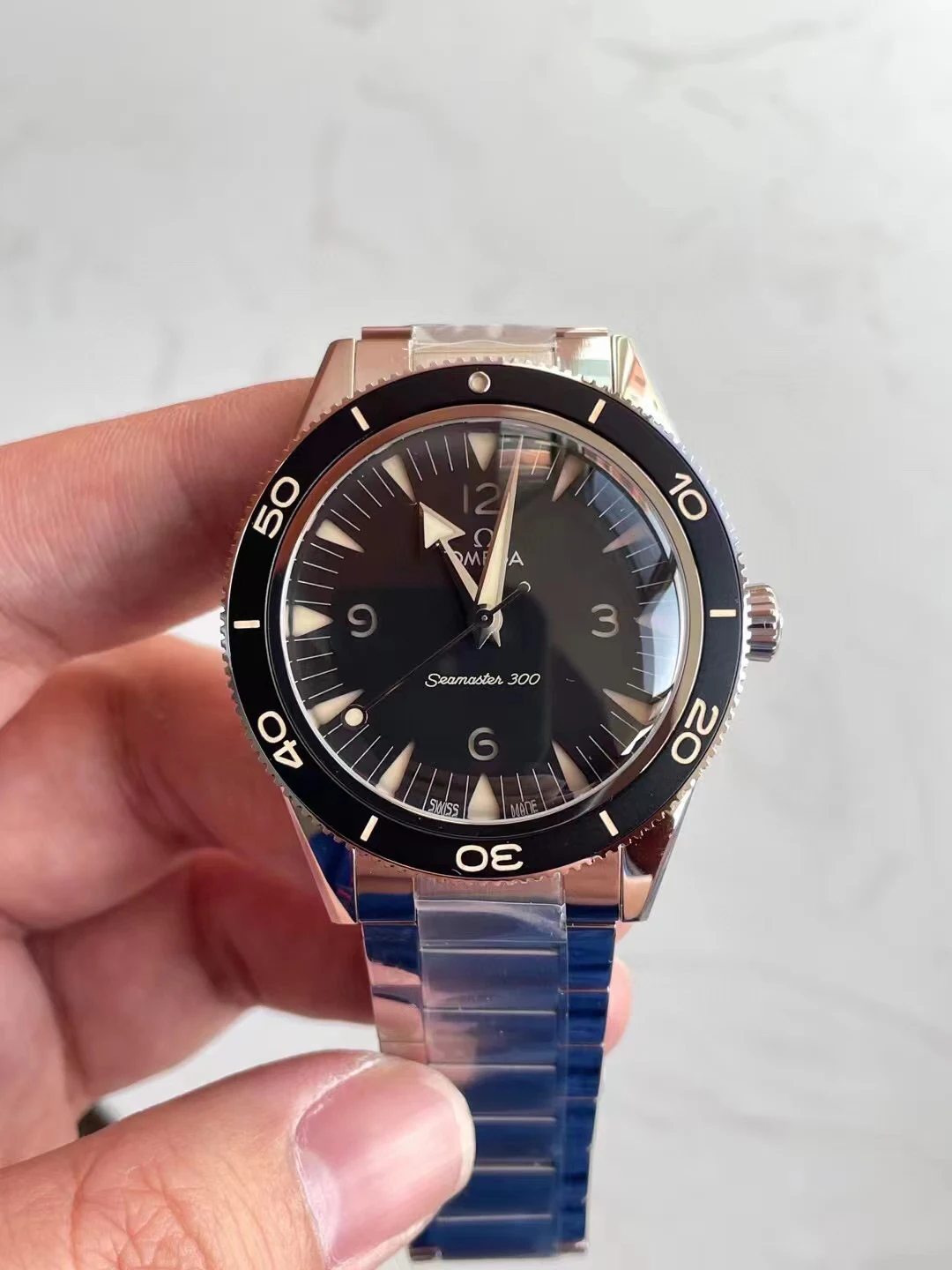 VSF 复古周年款Seamaster 300 Heritage Black Dial  racelet A8912