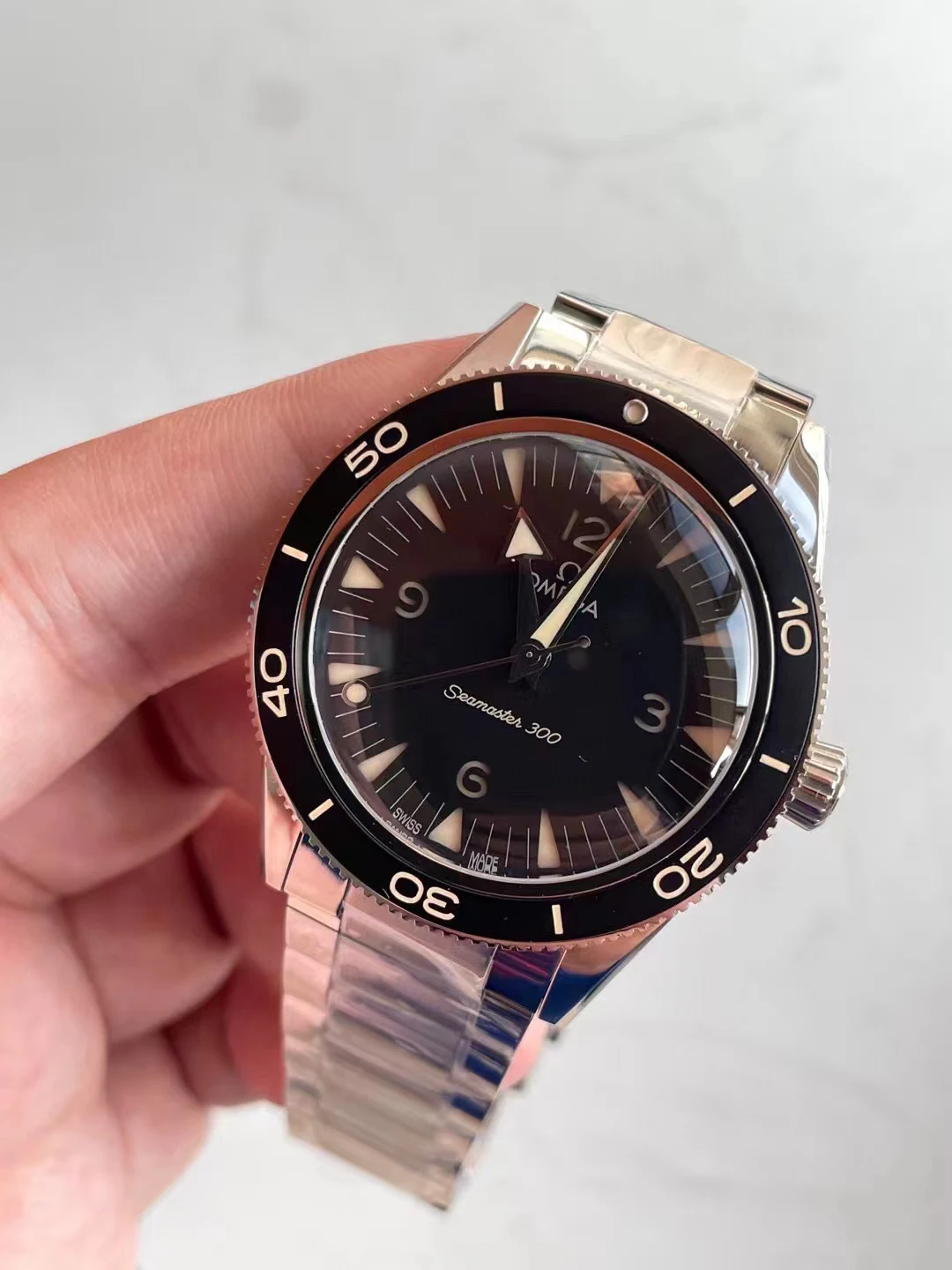 VSF 复古周年款Seamaster 300 Heritage Black Dial  racelet A8912